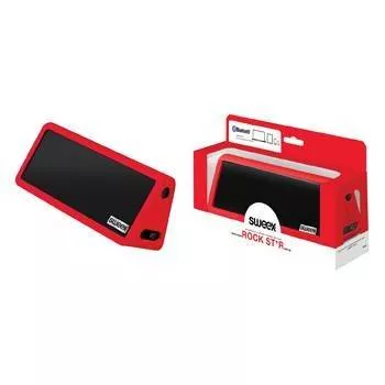 Boxa portabilă cu Bluetooth și difuzor stereo Rock Star roșie Sweex – IoElectronice.ro [2]