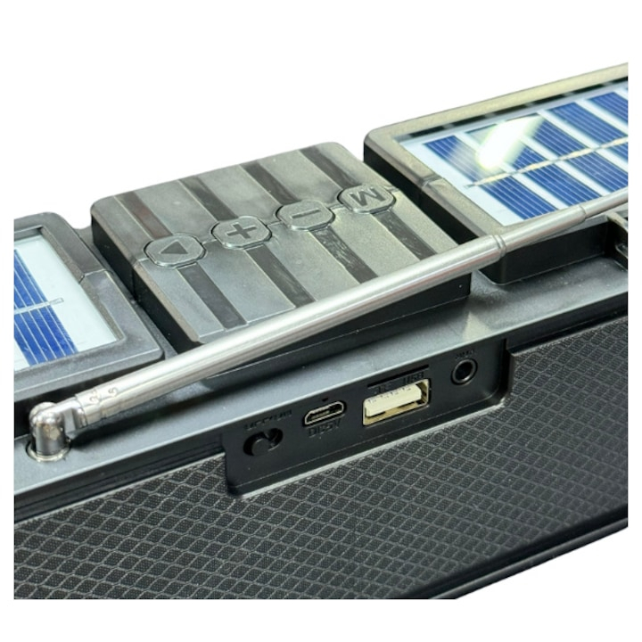 Boxă portabilă Bluetooth USB FM Micro SD P18 Solara [4]