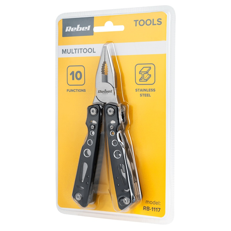 Briceag multifunctional INOX Negru RB-1117 [7]