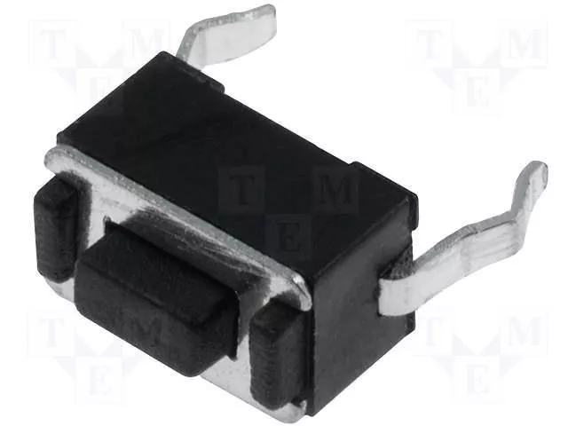 Buton microcontact 2 pini OFF-ON 3.5x6mm, buton 1.5mm înălțime, conectare prin lipire, TS 1-5 [1]