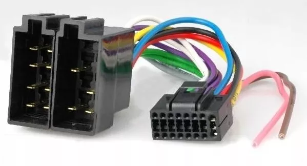Cablu adaptor conector ISO 16 pini 4CARMEDIA ZRS-76 pentru JVC, tip cu fir, auto, lungime standard. [2]