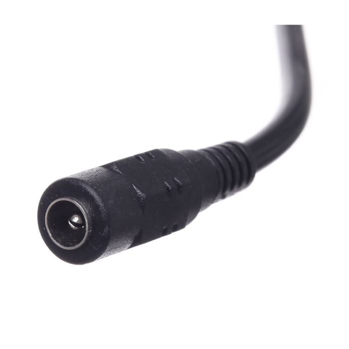 Cablu adaptor DC 2.1x5.5 mm 1x mama la 4x tata 20 cm negru OEM [3]