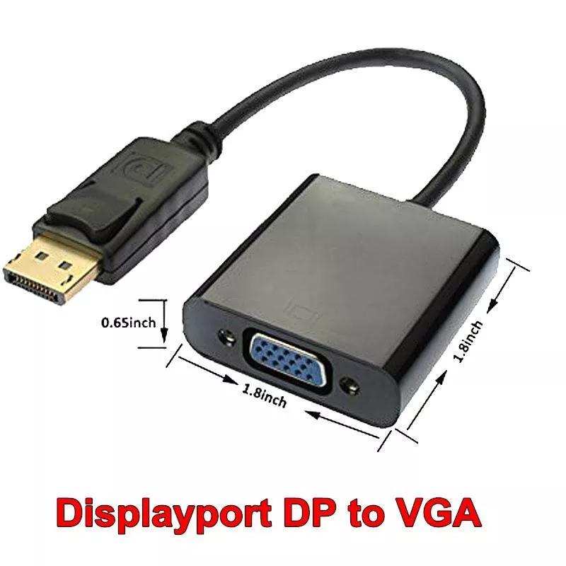 Cablu adaptor DisplayPort la VGA mama contacte aurite 0.2m – IoElectronice.ro [2]