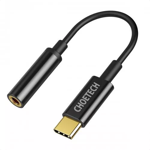 Cablu adaptor USB Type C - Jack 3.5 mm mama căști Choetech AUX003 – IoElectronice.ro [1]