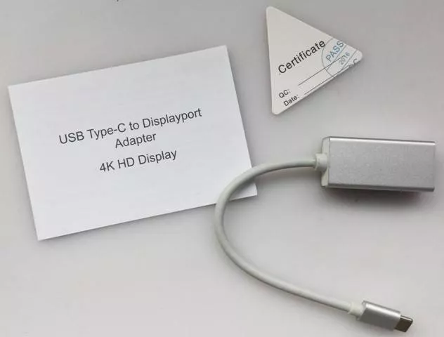 Cablu adaptor USB Type C la DisplayPort mama 4K 2K [1]