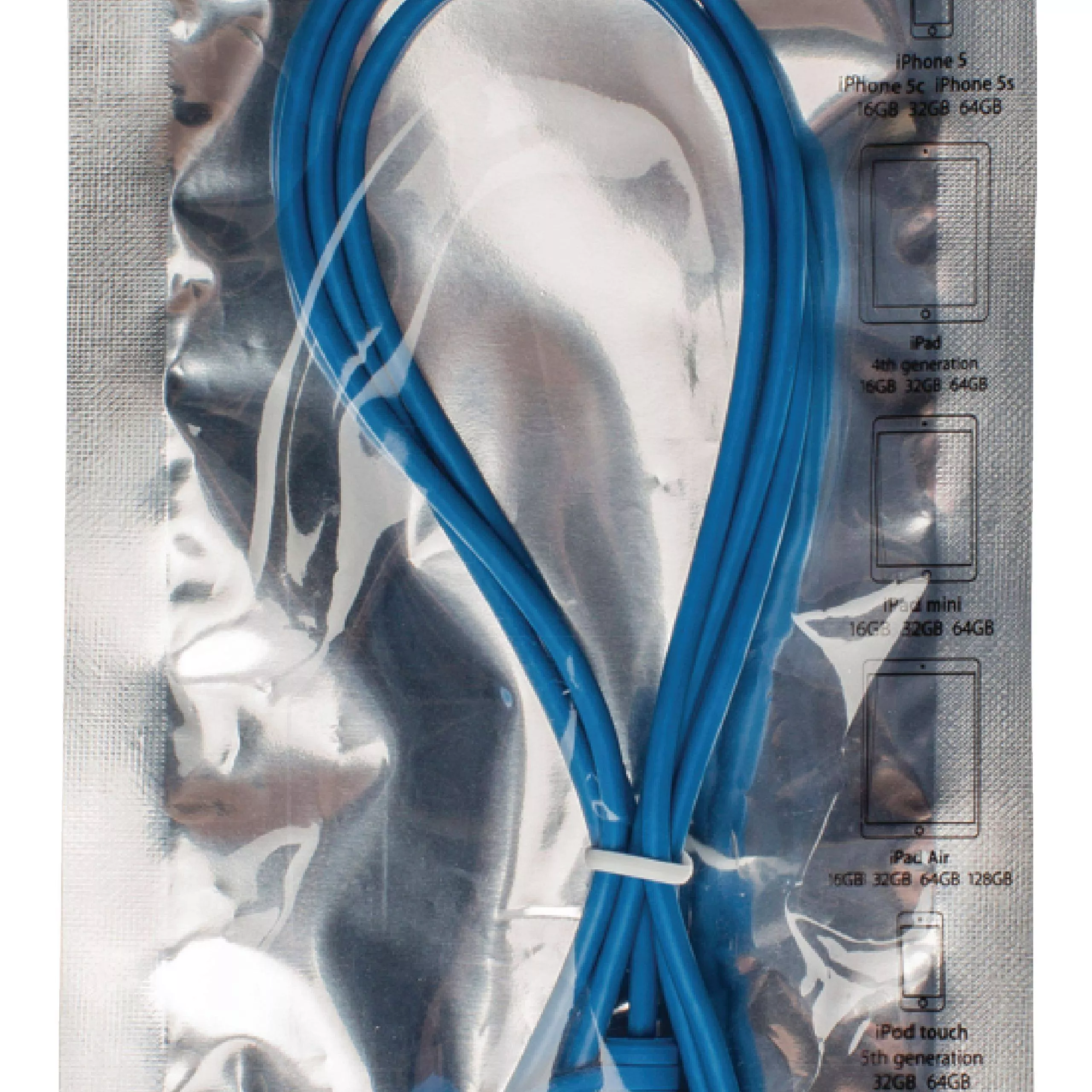 Cablu alimentare și sincronizare albastru USB 2.0 A tata - micro B tata cu adaptor lightning 1m cupru Valueline – IoElectronice.ro [3]