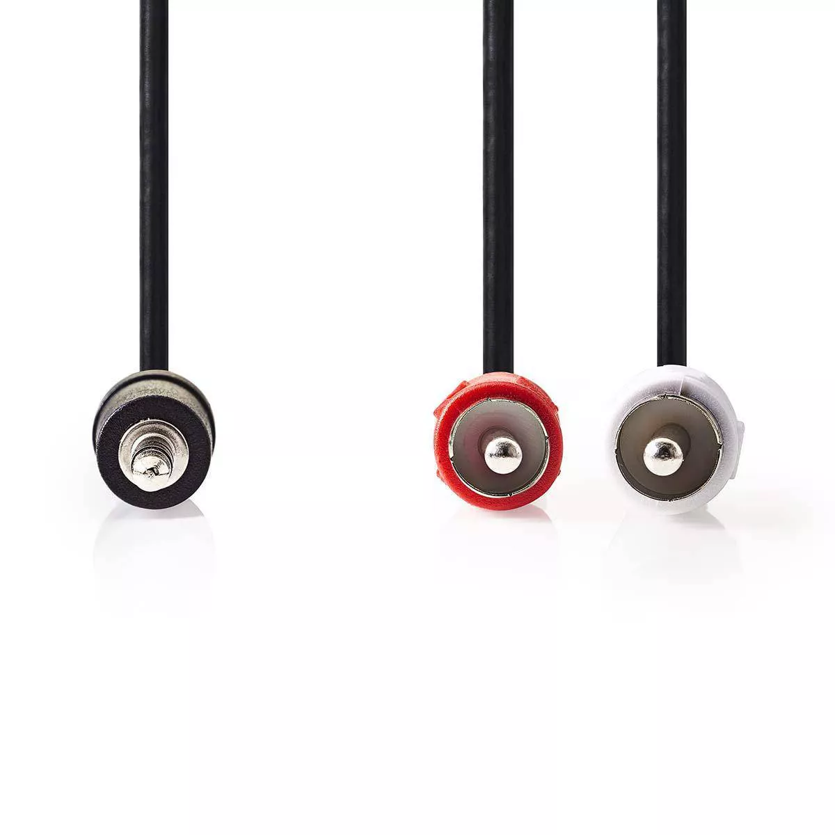 Cablu Audio Stereo Jack 3.5 mm tata - 2x RCA tata 1m Nedis [2]