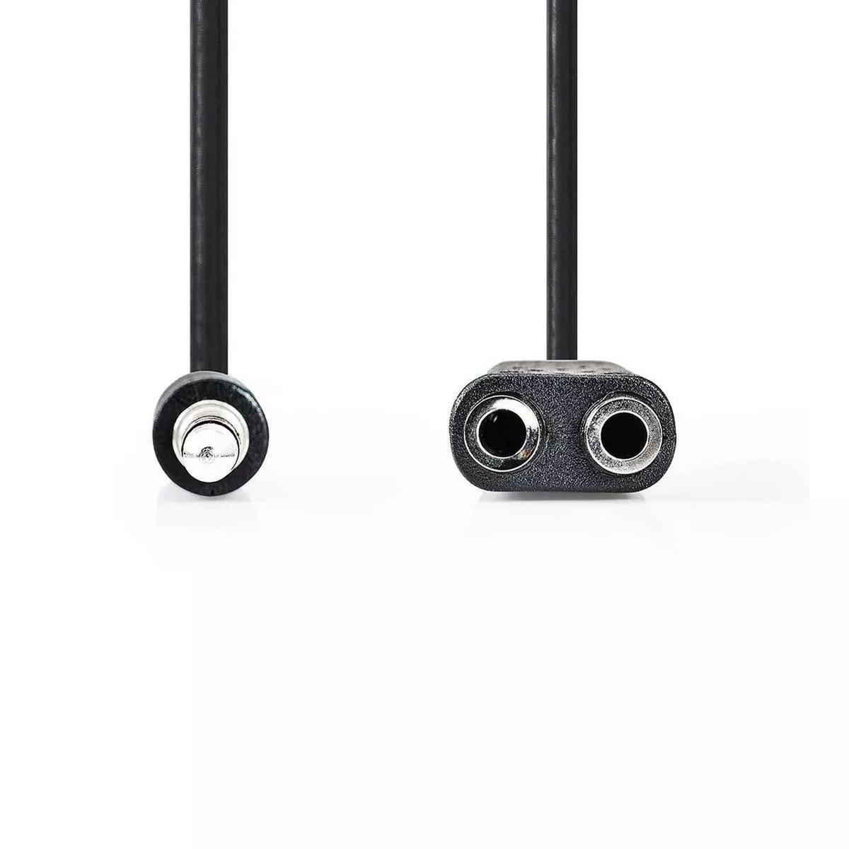 Cablu Audio Stereo Jack 3.5 mm tata - 2x 3.5 mm mama 0.2m [2]