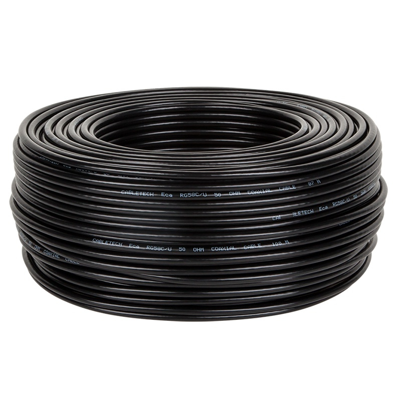 Cablu coaxial RG58 50 ohmi 5mm PVC negru Cabletech – IoElectronice.ro [2]
