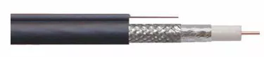 Cablu coaxial RG6 cu sufa 75Ω, ecranat cu folie Al+Mg, 1m, calitate premium pentru instalatii profesionale [1]