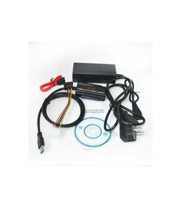 Convertor USB 3.0 IDE/SATA HDD 3.5"/2.5" cu sursă de alimentare - Model USB3 CONV SATA/IDE [2]