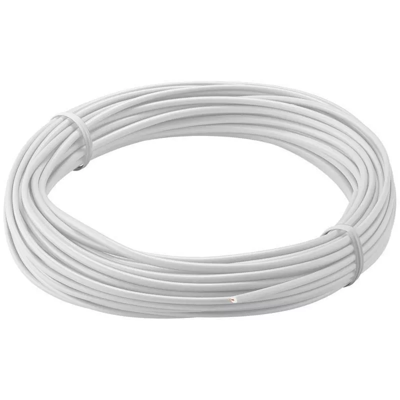 Cablu cupru multifilar izolat 10m alb 1x0.14mm Goobay – IoElectronice.ro [2]