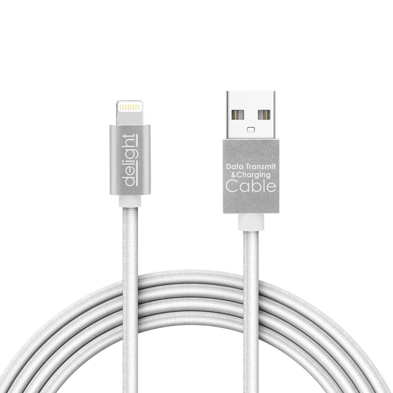 Cablu Lightning iPhone 1m cu iluminare LED roșu – transfer rapid și încărcare sigură [1]