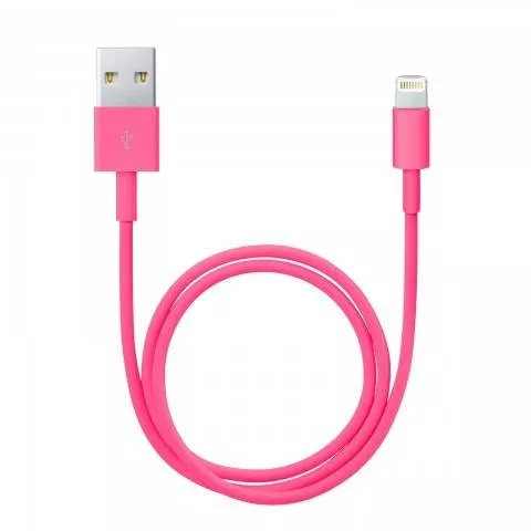 Cablu de date pentru iPhone 5 iPhone 6 înveliș textil diferite culori 1m Delight – IoElectronice.ro [5]