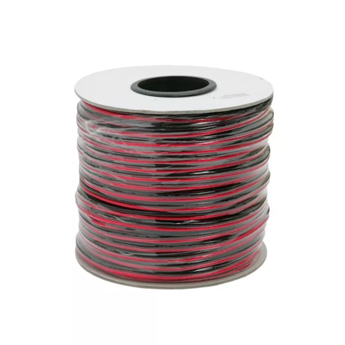 Cablu difuzor 2x2.5mm OFC CCA roșu-negru transparent 1m NEXUS 20025 – IoElectronice.ro [2]