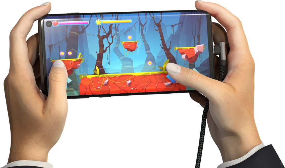 Cablu elegant extra-robust textil USB2.0 type C 90 grade - USB-A 0.5m 60W mufe metalice Goobay 64655 – IoElectronice.ro [8]