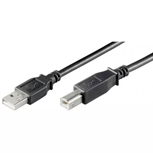 Cablul USB imprimantă Goobay 1.8m, USB A la USB B, cupru Hi-Speed, conectivitate fiabilă și performanță excelentă [1]