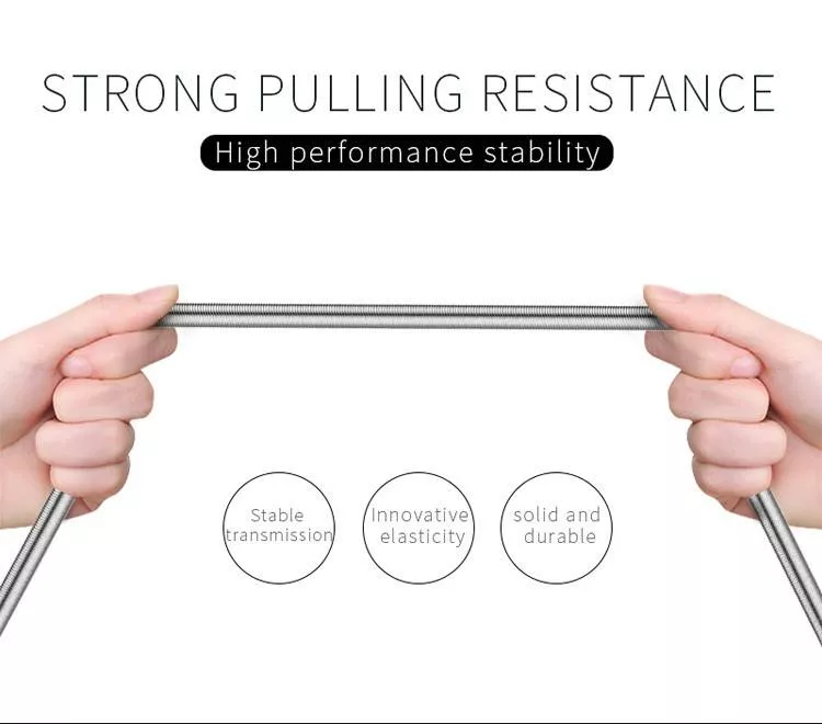 Cablu Kirsite Micro USB Golf 36M argintiu 1m 2.4A Fast Charging – IoElectronice.ro [6]