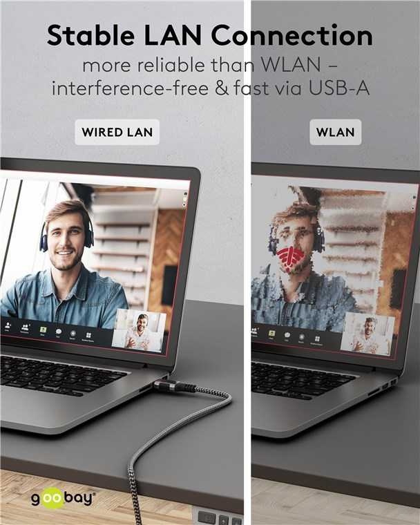 Cablu LAN Ethernet USB-A 3.0 la RJ45 1.5m CAT6 Gbit/s negru Goobay 70497 – IoElectronice.ro [5]