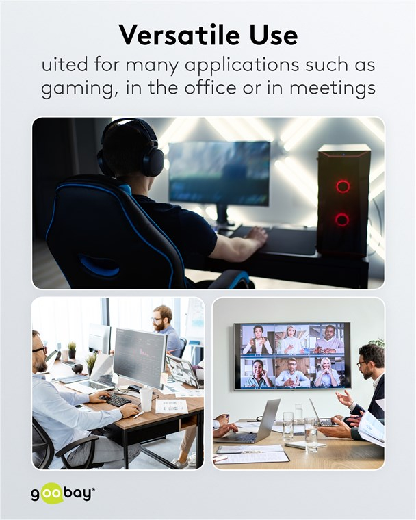 Cablu LAN Ethernet USB-C 3.1 la RJ45 1.5m Cat6 compatibil și pentru Apple Thunderbolt 3 negru Goobay 70697 [9]