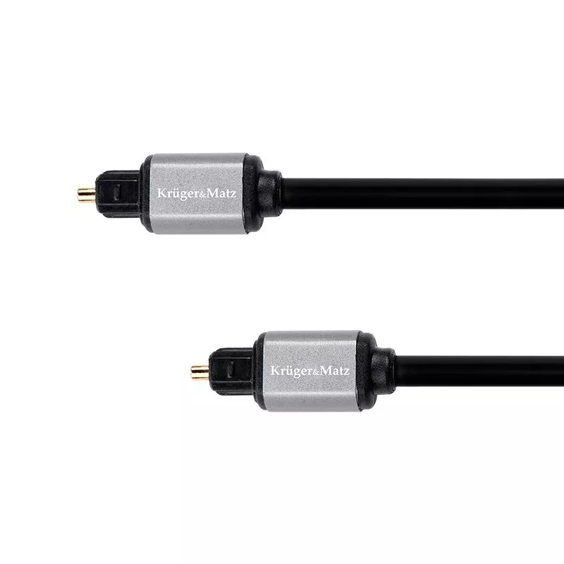 Cablu Optic TOSLINK 10m Kruger&Matz – Conexiune Digitală de Înaltă Calitate pentru Home Cinema [1]