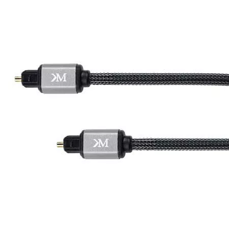 Cablu optic Toslink-Toslink 2m digital audio Profesional Kruger&Matz – IoElectronice.ro [1]