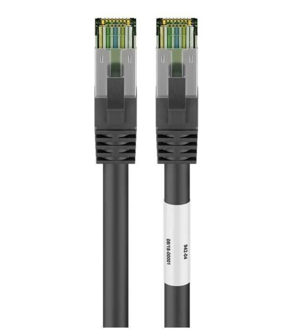 Cablu patchcord Cat8.1 SFTP 3m, RJ45 cupru negru, de înaltă viteză 2000MHz pentru rețele Ethernet performante [2]