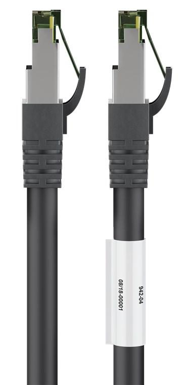Cablu patchcord Cat8.1 SFTP 3m, RJ45 cupru negru, de înaltă viteză 2000MHz pentru rețele Ethernet performante [4]