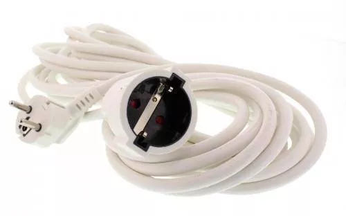 Cablu prelungitor 10m 3x1.5mm IP20, 16A, 3500W, Alb, pentru interior, Schuko, sigur și fiabil [1]