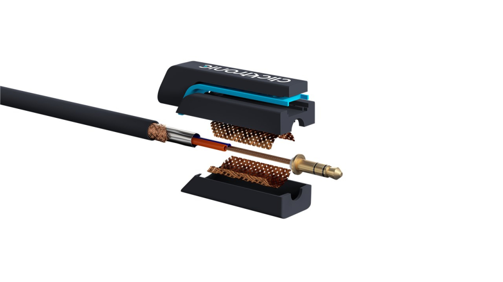 Cablu prelungitor audio Profesional Jack 3.5 mm 3m mama-tata stereo OFC cupru dublu ecranat fără oxigen Clicktronic 70488 – IoElectronice.ro [2]