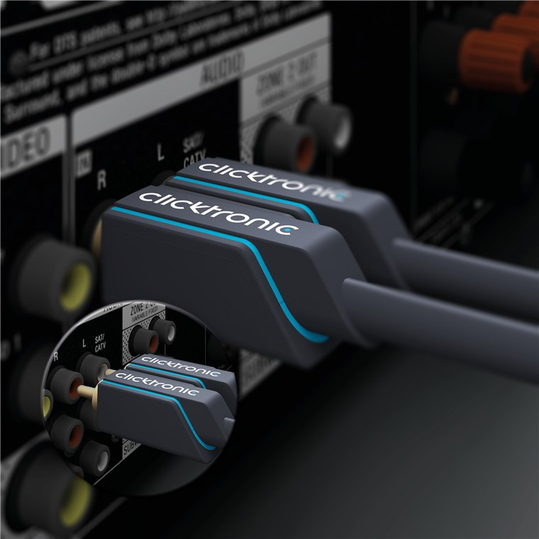 Cablu Profesional 2x RCA - 2x RCA 5m OFC cupru dublu ecranat aurit Clicktronic 70381 – IoElectronice.ro [4]