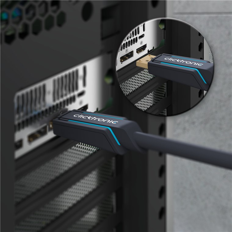 Cablu DisplayPort 20m 4K 60Hz - Calitate Profesională, Garanție 10 Ani, Conectivitate Rapidă și Durabilă [4]