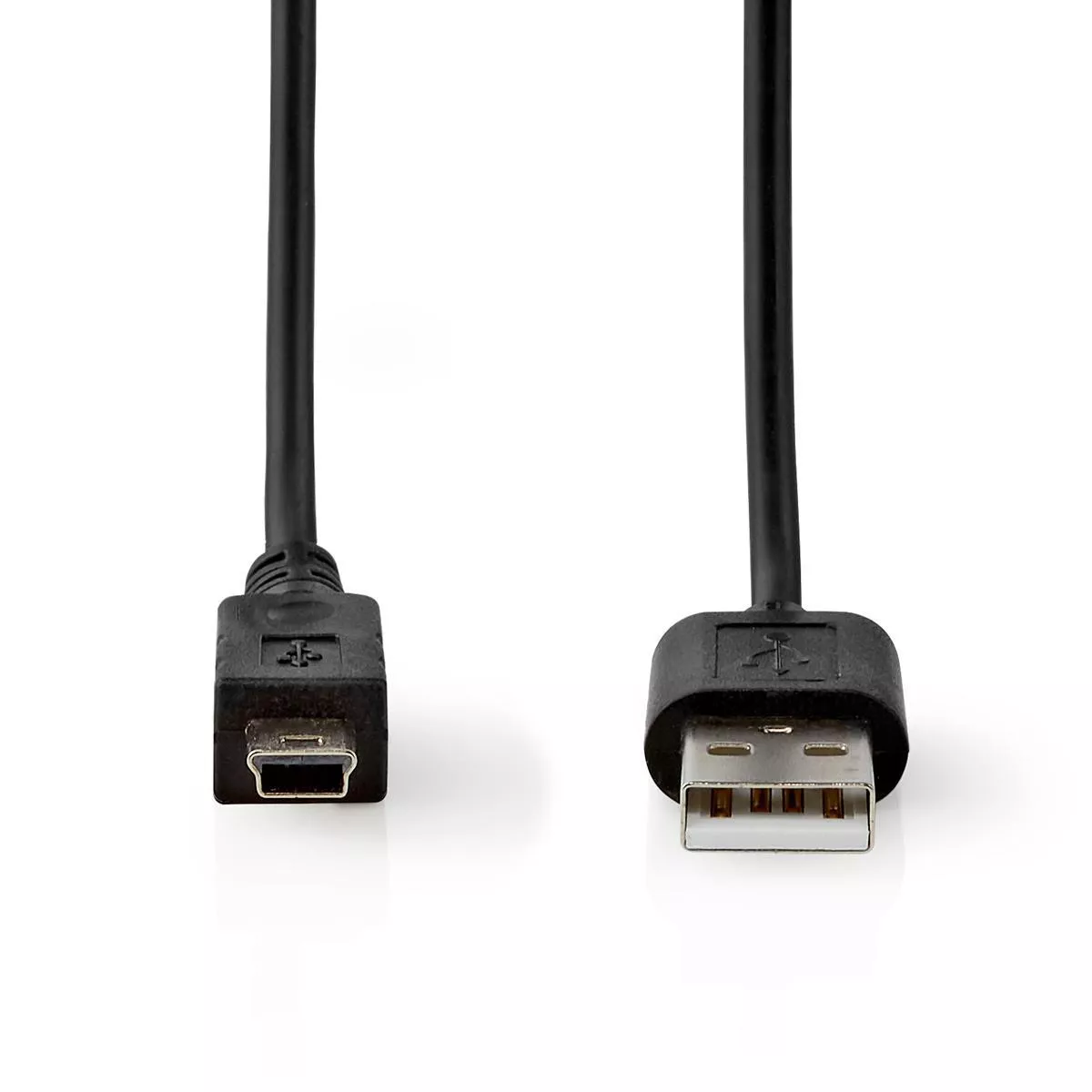 Cablu USB 2.0 A tata - Mini USB 5-Pin tata 3m negru Nedis – IoElectronice.ro [2]