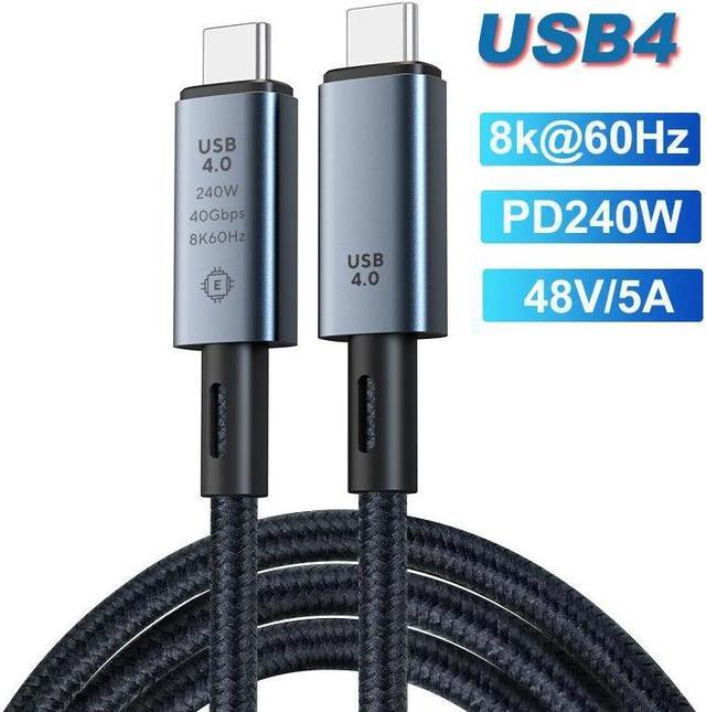 Cablu USB-C tata la USB-C tata 1m v3.0 240W 40Gbps 8K 60Hz – IoElectronice.ro [2]