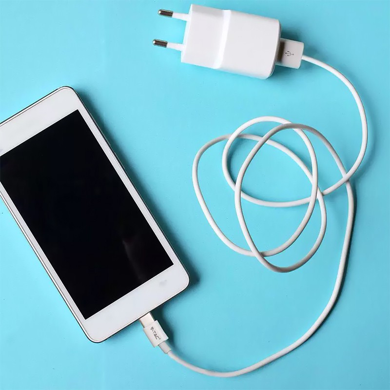 Cablu USB Type C 1m 2.4A alb SILVER EDITION V-TAC SKU-8486 – IoElectronice.ro [3]