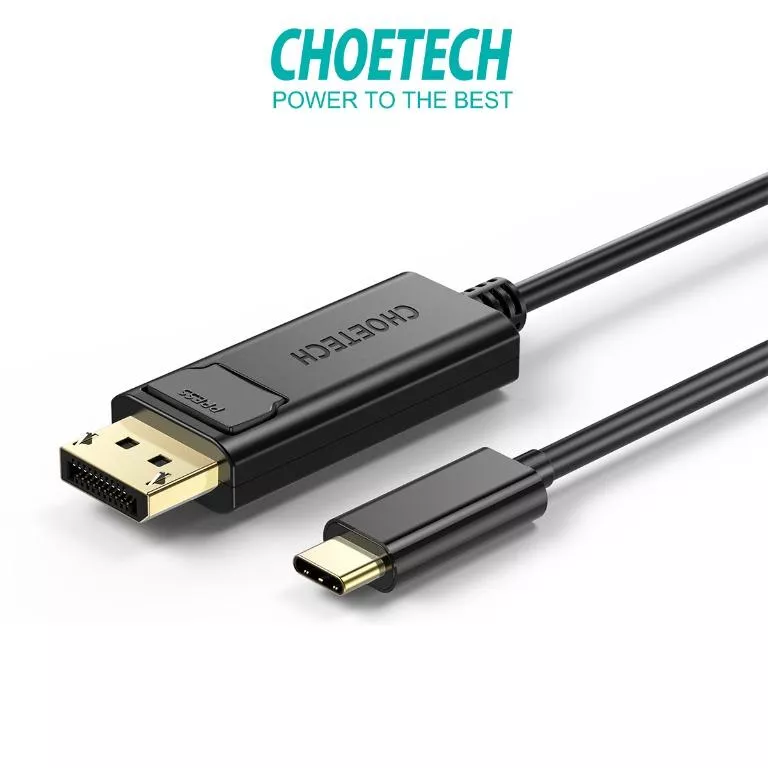 Cablu USB TYPE C - Displayport Choetech XCP-1801 1.8m negru – IoElectronice.ro [1]