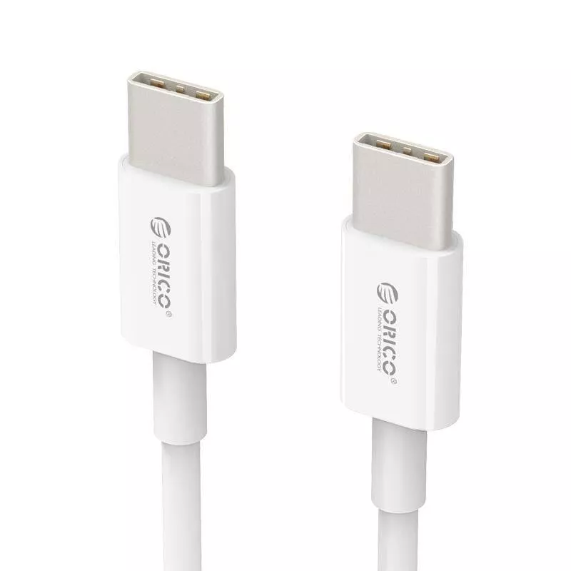 Cablu USB type C tata-tata 1m alb Orico BCU-10 – IoElectronice.ro [1]