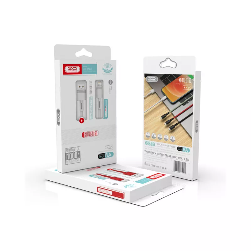 Cablu USB TYPE C - USB Negru 1m 5A XO NB166 – IoElectronice.ro [2]