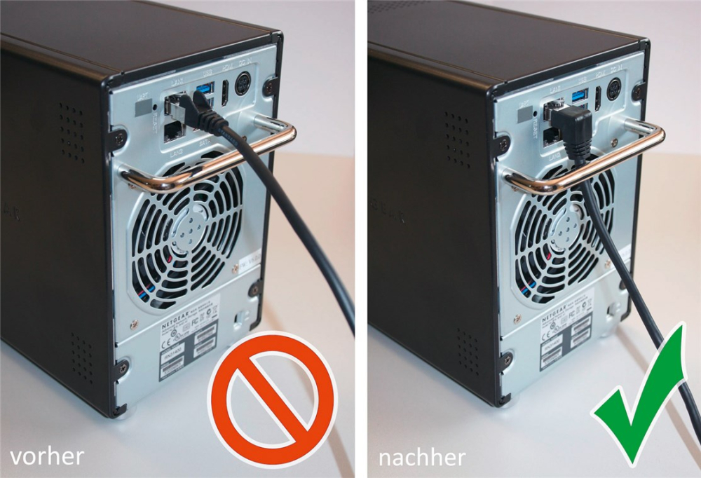 Cablu UTP Cat5e patch cord 0.5m RJ45-RJ45 cu mufe cotite negru Goobay – IoElectronice.ro [2]