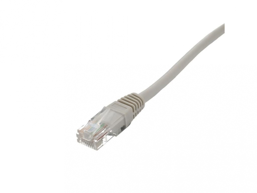 Cablu UTP Cat5e Patch Cord 50m Gri cu Conectori Auriti, Ideal pentru Rețele de Înaltă Viteză [1]