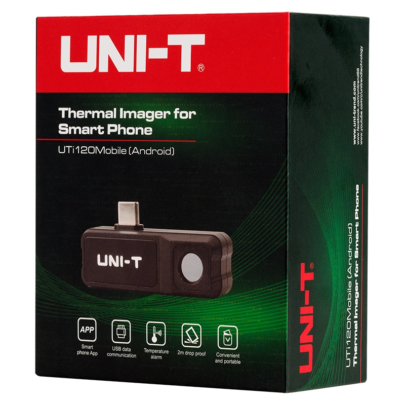 Camera Termoviziune UNI-T UTI120MOBILE - Detectare Temperatură -20°C până la 400°C, USB Type-C, Rezoluție IR 120x90 [5]