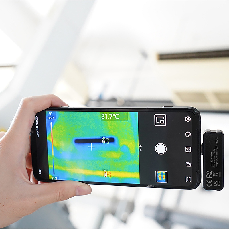 Camera Termoviziune UNI-T UTI120MOBILE - Detectare Temperatură -20°C până la 400°C, USB Type-C, Rezoluție IR 120x90 [4]