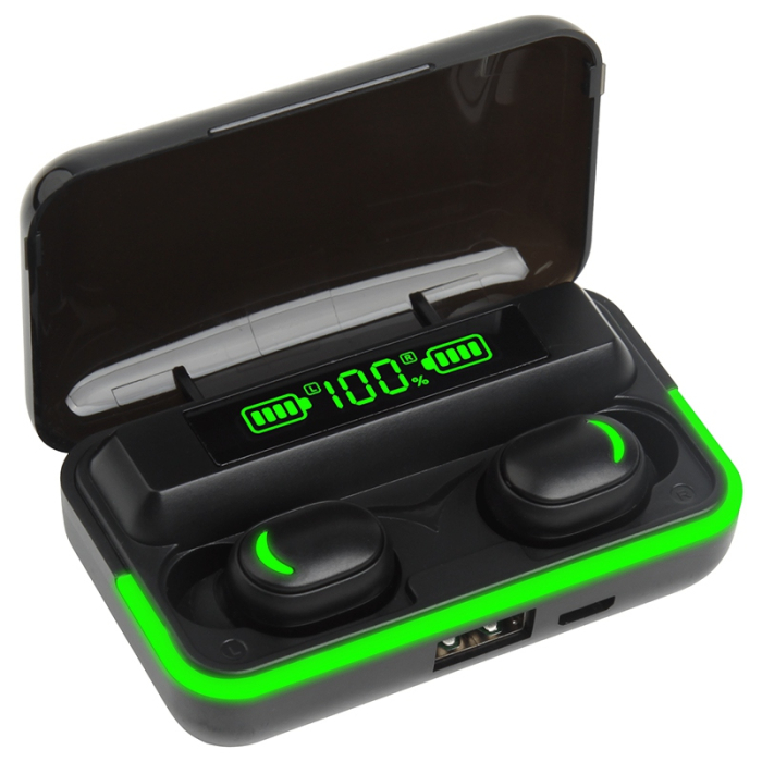 Căști bluetooth 5.0 Negru SN-E10 REBEL cu garanție 24 luni, conectivitate rapidă și design modern [2]