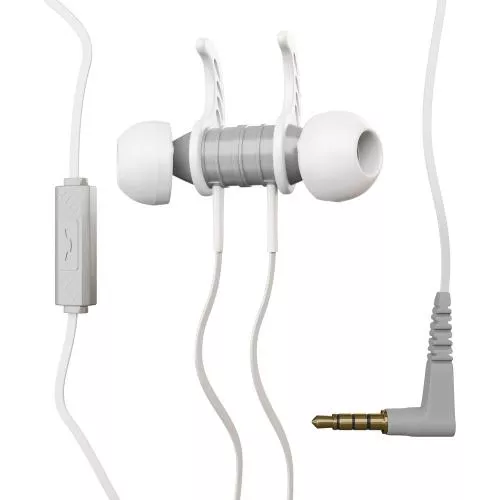 Casti in-ear Magneto Maxell 3.5mm alb-gri, microfon, cablu 1.27m – Perfect pentru zi cu zi [2]
