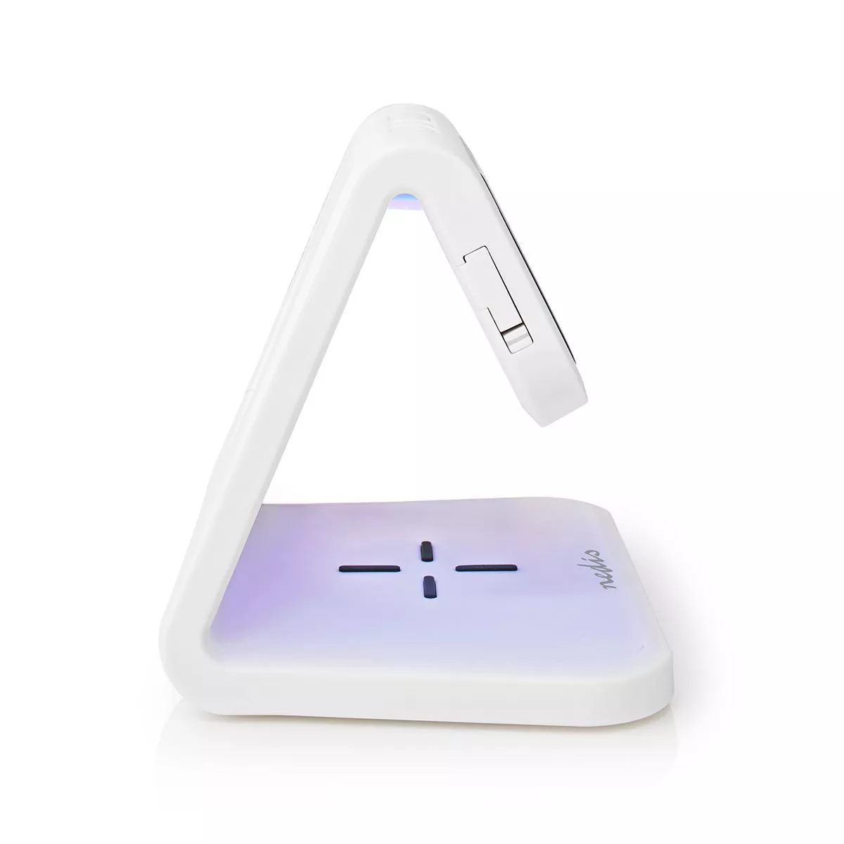 Ceas cu alarmă Nedis încărcător wireless Qi lumină multicoloră alb – IoElectronice.ro [9]
