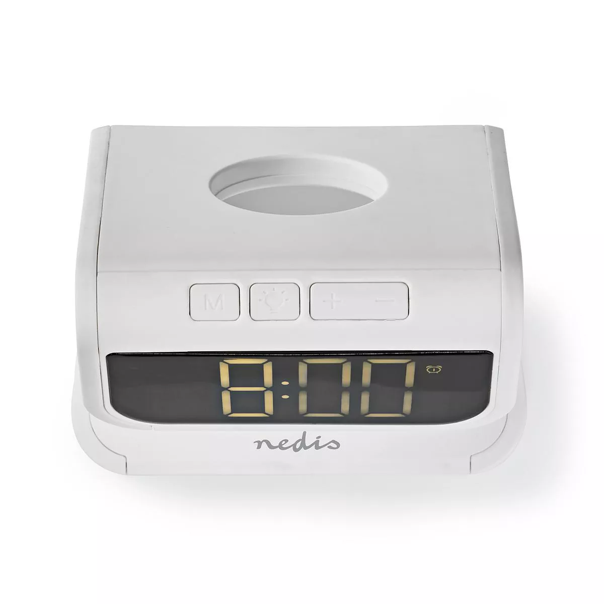 Ceas cu alarmă Nedis încărcător wireless Qi lumină multicoloră alb – IoElectronice.ro [10]