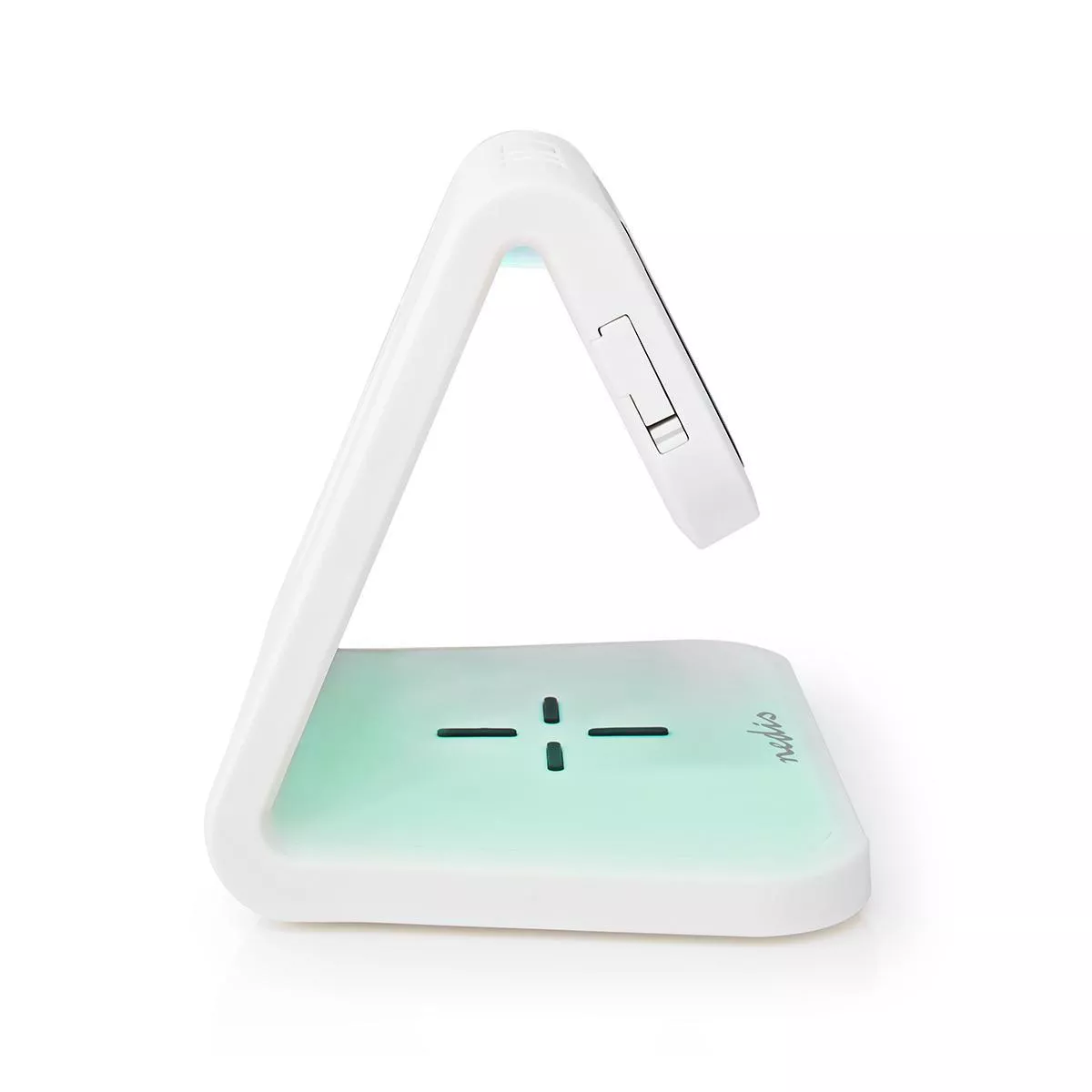 Ceas cu alarmă Nedis încărcător wireless Qi lumină multicoloră alb – IoElectronice.ro [8]