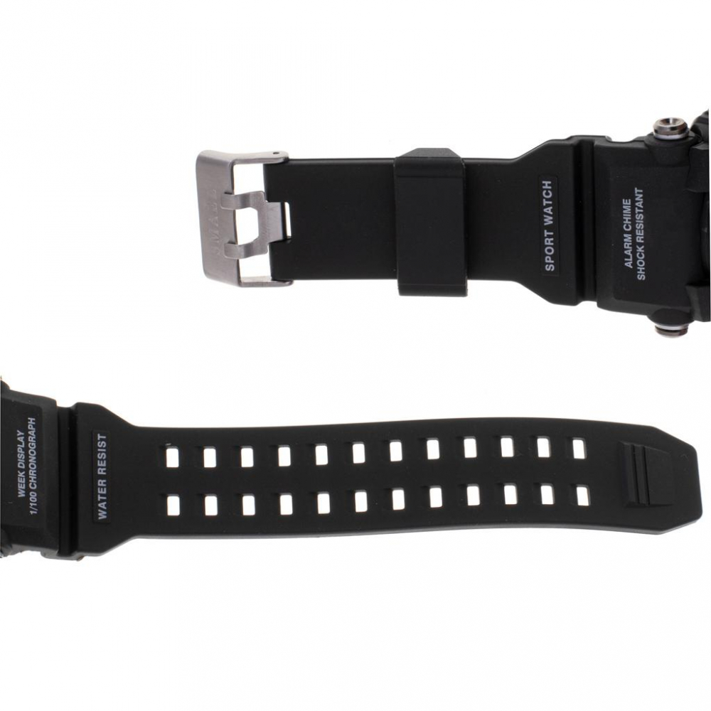 Ceas Militar pentru Bărbați SMAEL, Impermeabil, LED, Culoare Negru – Durabil și Elegant pentru Aventuri [7]