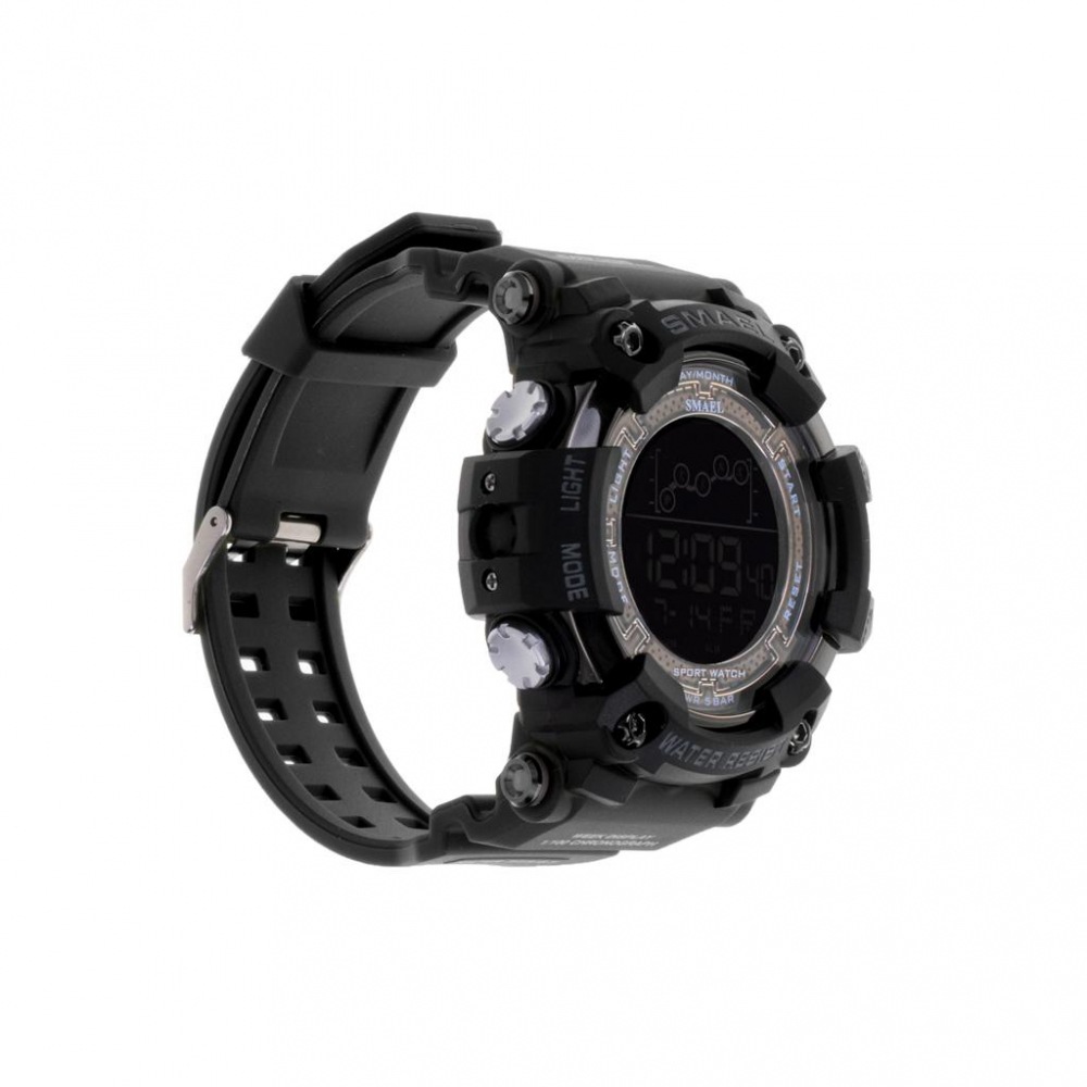 Ceas Militar pentru Bărbați SMAEL, Impermeabil, LED, Culoare Negru – Durabil și Elegant pentru Aventuri [3]