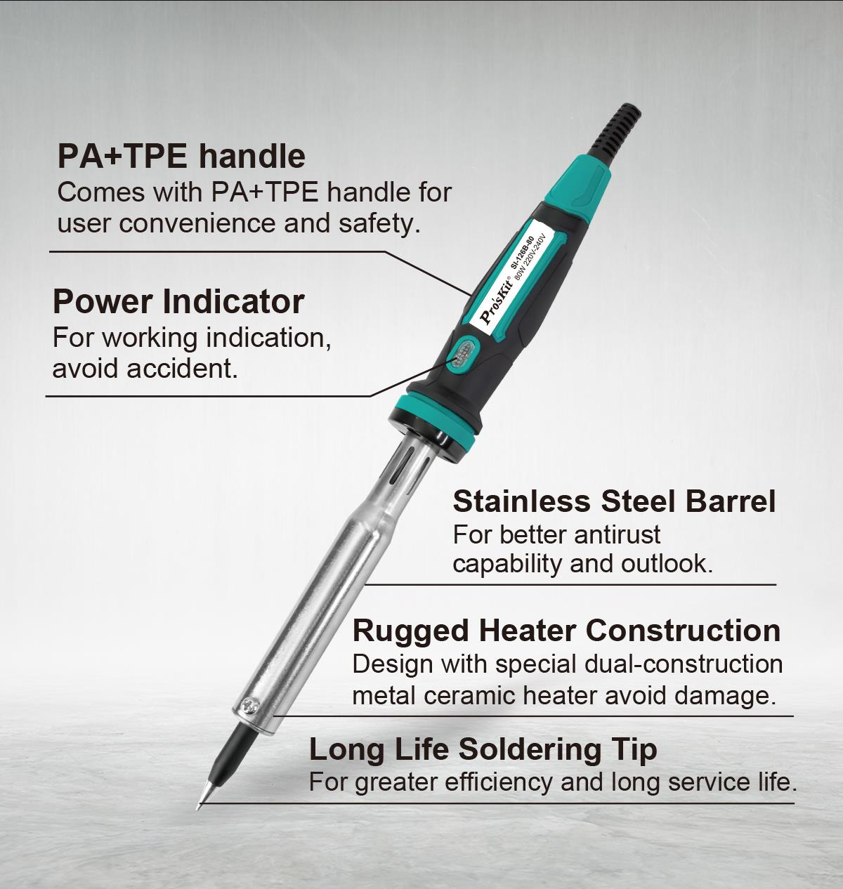 Ciocan de lipit 100W Pro`sKit SI-126B-100 - IoElectronice.ro [2]